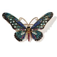 SB390 - Colorful Butterfly Brooch